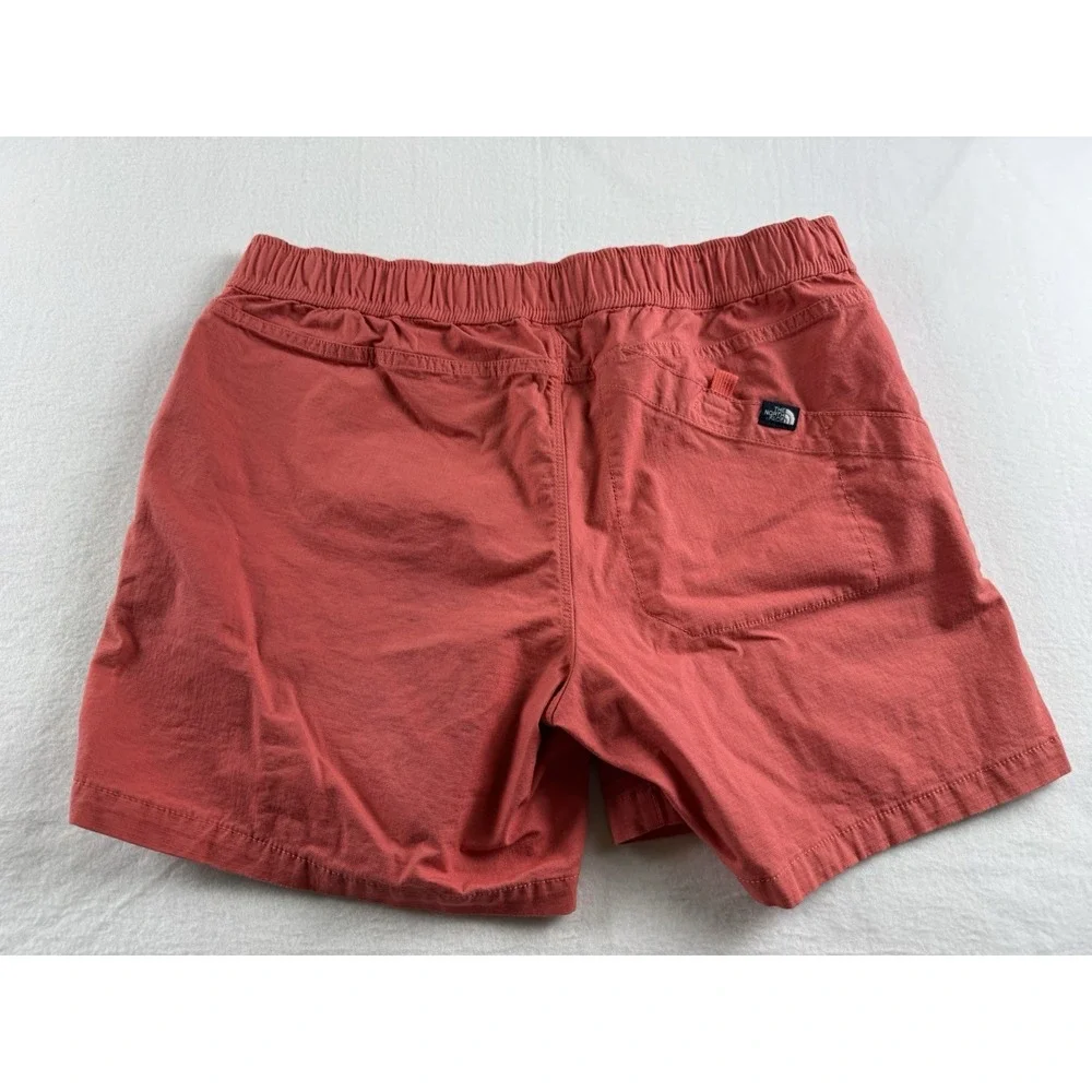 The North Face Shorts Womens Large Coral Pull On Elastic Waist Hiking READ